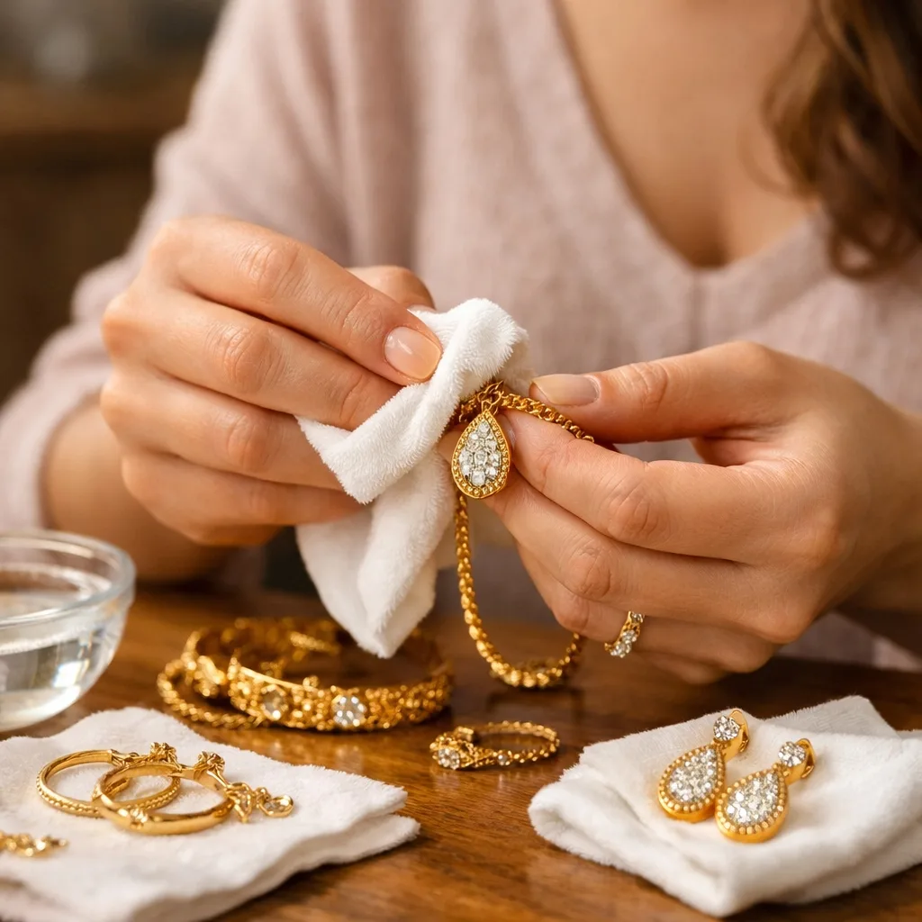 Cleaning Anti-Tarnish Jewelry